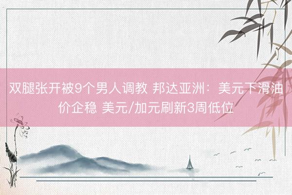双腿张开被9个男人调教 邦达亚洲：美元下滑油价企稳 美元/加元刷新3周低位