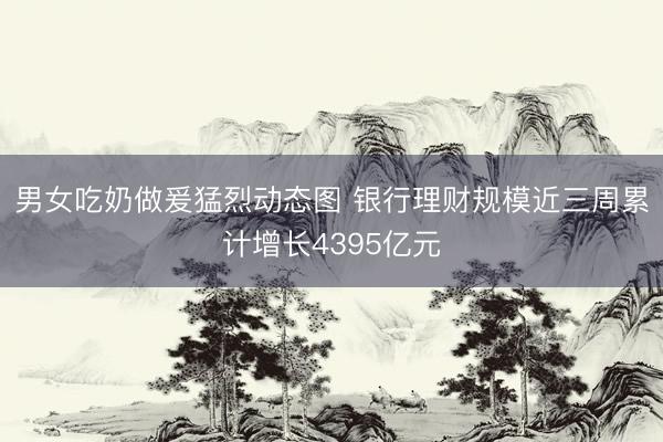 男女吃奶做爰猛烈动态图 银行理财规模近三周累计增长4395亿元