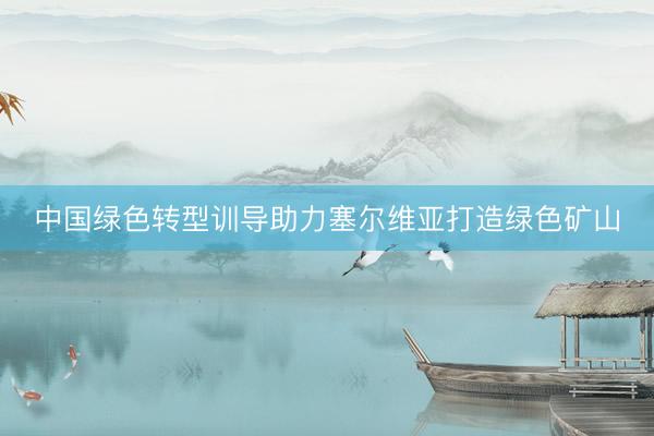 中国绿色转型训导助力塞尔维亚打造绿色矿山