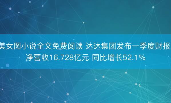 美女图小说全文免费阅读 达达集团发布一季度财报：净营收16.728亿元 同比增长52.1%
