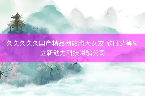 久久久久久国产精品网站胸大女友 欣旺达等树立新动力科技哄骗公司